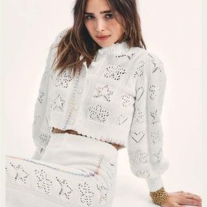 LOVESHACKFANCY CARDIGAN SWEATER